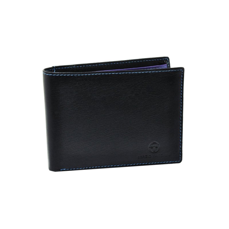 SERGIO TACCHINI PORTEFEUILLE HOMME MULTICOLORE MC-68 — détail logo