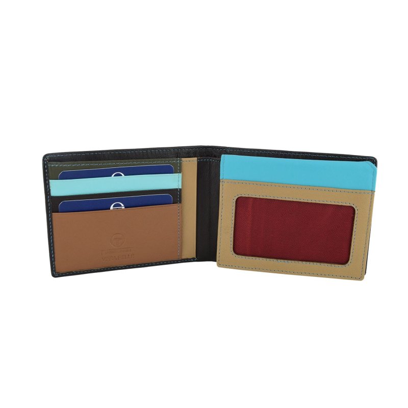 SERGIO TACCHINI CARTERA HOMBRE MULTICOLOR MC-66 — vista frontal