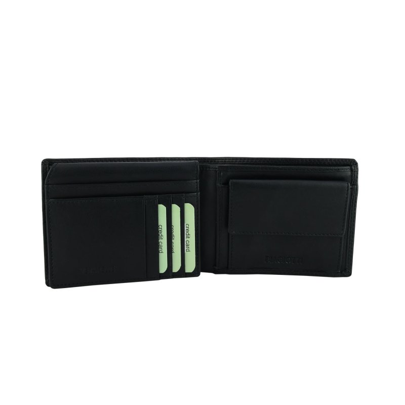 BIAGIOTTI MEN'S CLASSIC LEATHER WALLET LB-803-292 — front view