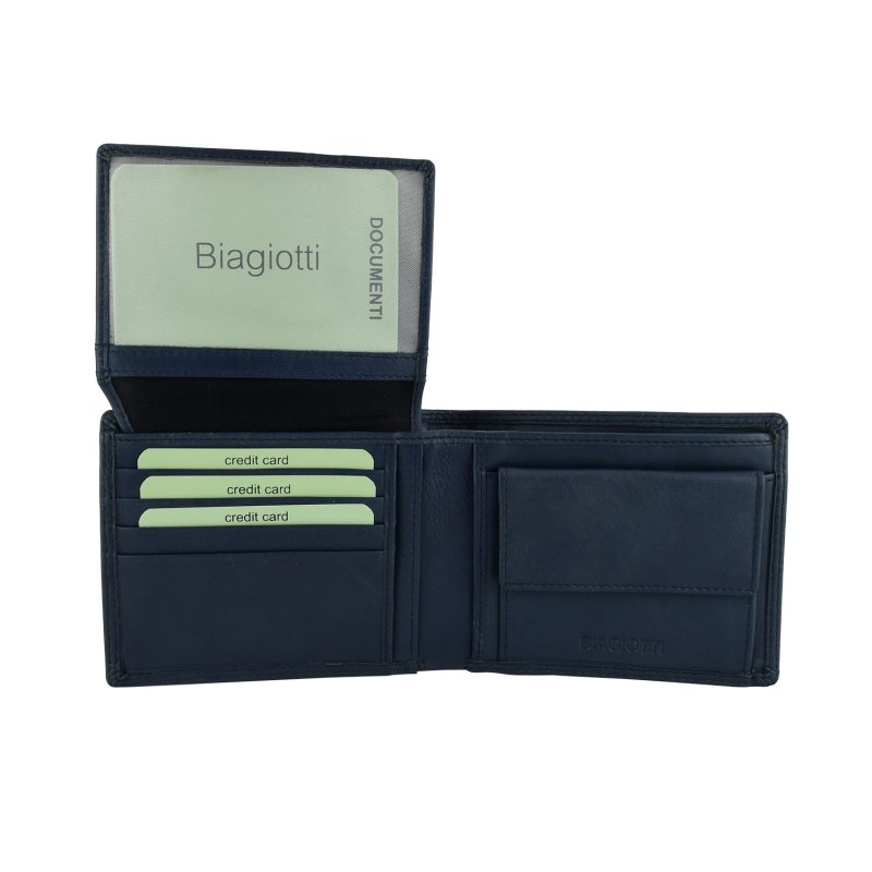 BIAGIOTTI PORTAFOGLIO UOMO PELLE CLASSICO LB-803-292 — vista 8