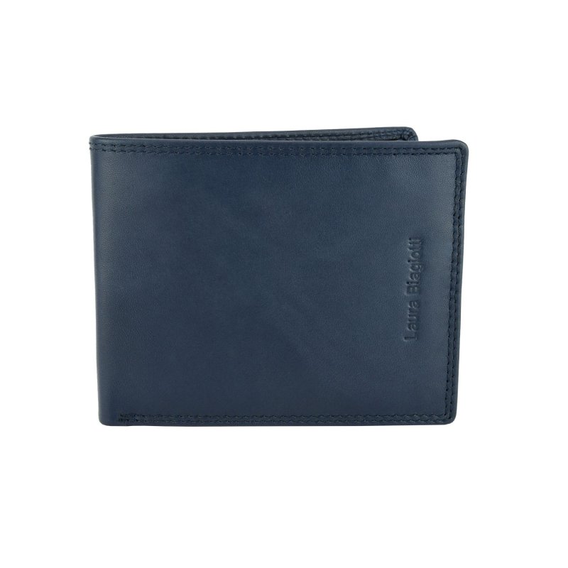 BIAGIOTTI PORTEFEUILLE HOMME EN CUIR VÉRITABLE SANS FENÊTRE LB-803-340 — détail