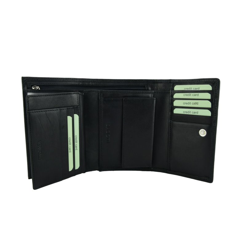 LAURA BIAGIOTTI CARTERA DE MUJER DE PIEL AUTÉNTICA 760-31 — vista frontal