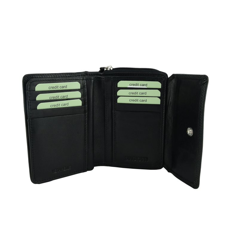 LAURA BIAGIOTTI CARTERA DE MUJER DE PIEL AUTÉNTICA 760-32 — vista frontal