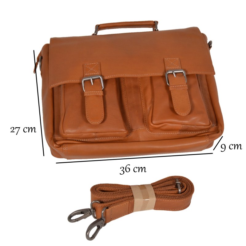 HUNT SACOCHE MESSENGER HOMME HU512806 — vue de face
