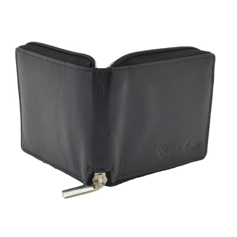 CONTE MASSIMO CARTERA FINA PARA HOMBRE CON CREMALLERA 2526ZIP — interior