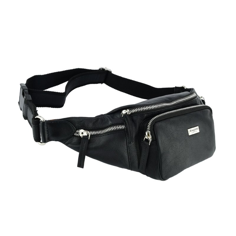 BIAGIOTTI HERREN-BAUCHTASCHE AUS ECHTLEDER LB001