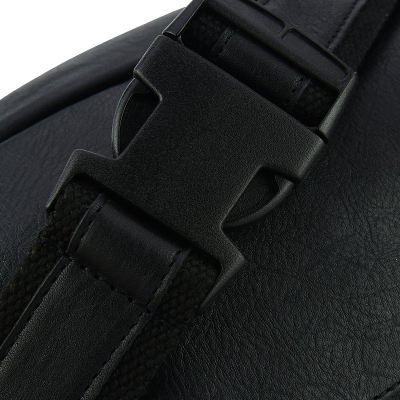 BIAGIOTTI UOMO MARSUPIO PELLE LB001 — dettaglio logo