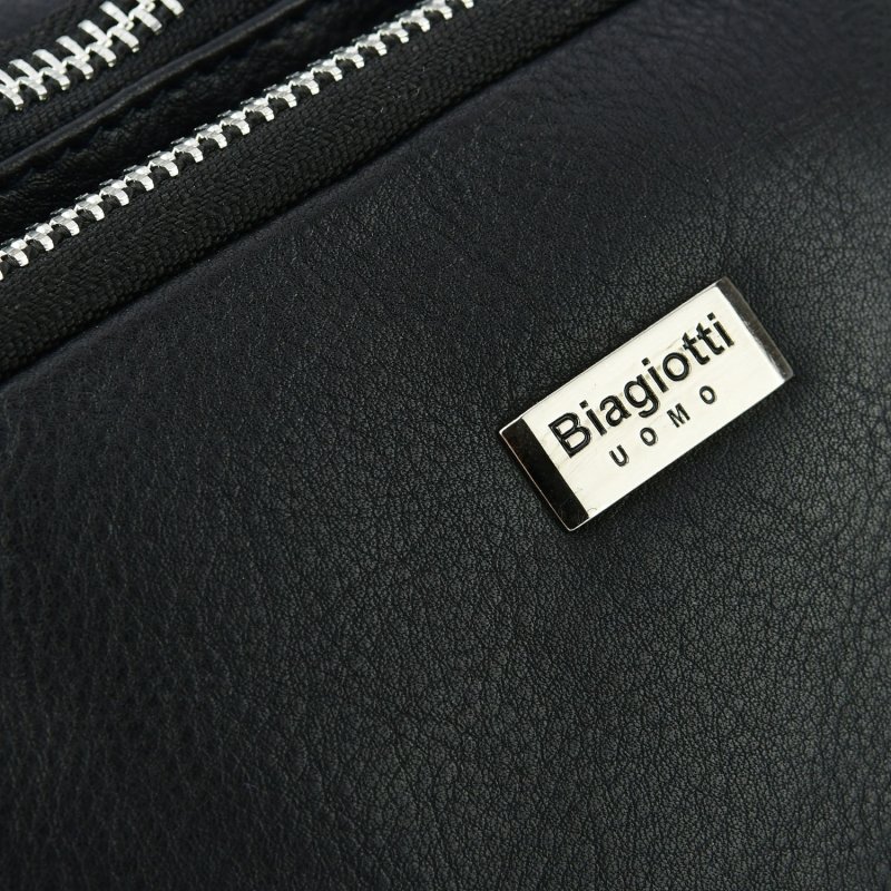 BIAGIOTTI SAC BANANE HOMME EN CUIR VÉRITABLE LB001 — vue 7