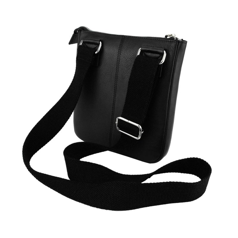 BIAGIOTTI SACOCHE BANDOULIÈRE HOMME EN CUIR VÉRITABLE MOYENNE LB-417 — vue arrière
