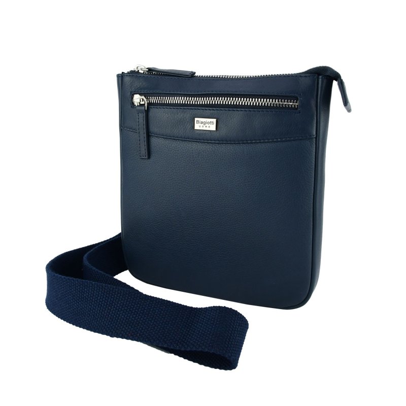 BIAGIOTTI HERREN-UMHÄNGETASCHE AUS ECHTLEDER MEDIUM LB-417 — Ansicht 7