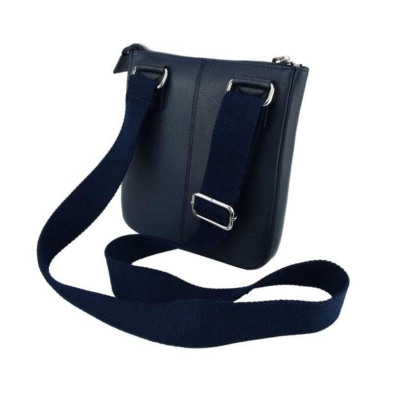 BIAGIOTTI MEN'S MEDIUM LEATHER CROSSBODY BAG LB-417 — view 9