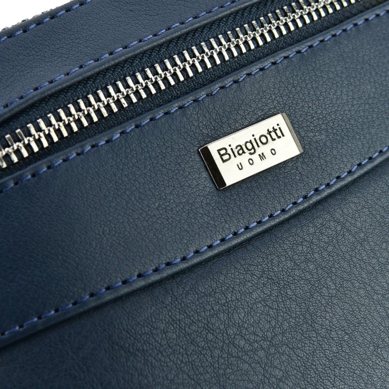 BIAGIOTTI BOLSO BANDOLERA DE HOMBRE DE PIEL AUTÉNTICA PEQUEÑO LB-401 — detalle