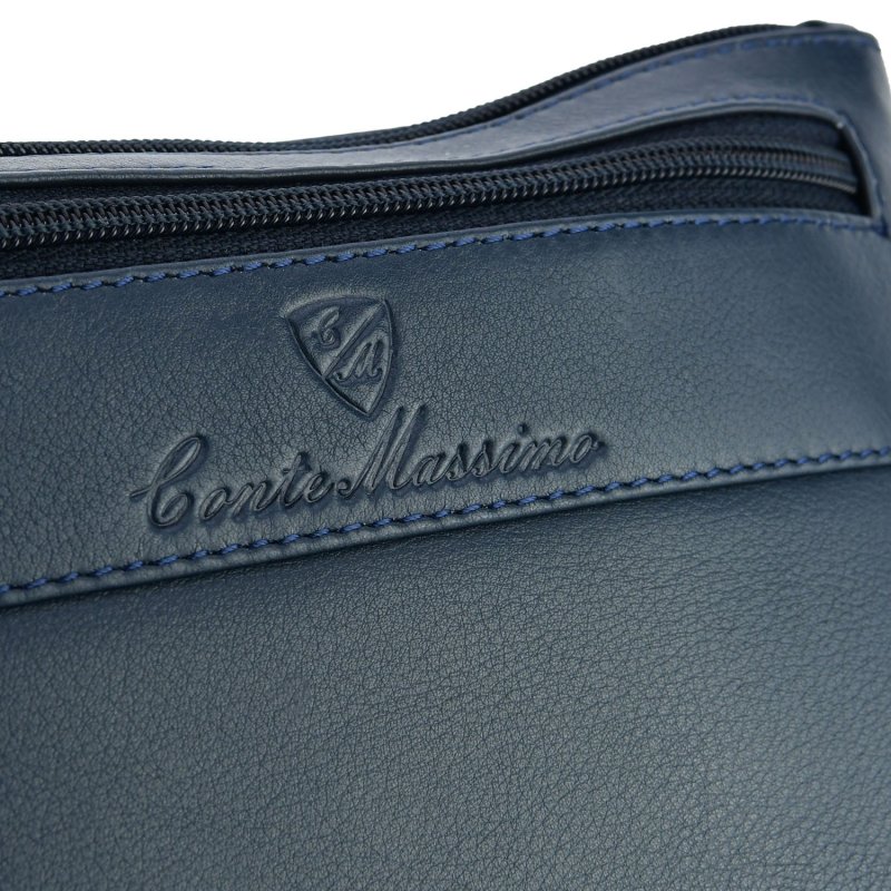 CONTE MASSIMO BOLSO BANDOLERA DE PIEL GRANDE CM-410 — vista frontal