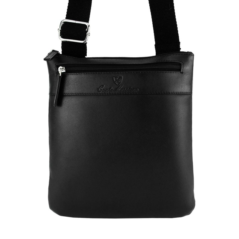 CONTE MASSIMO LARGE LEATHER MEN'S CROSSBODY BAG CM-410 — view 11
