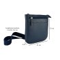 CONTE MASSIMO MITTELGROSSE CROSSBODY-TASCHE AUS LEDER CM-417 — Rückansicht