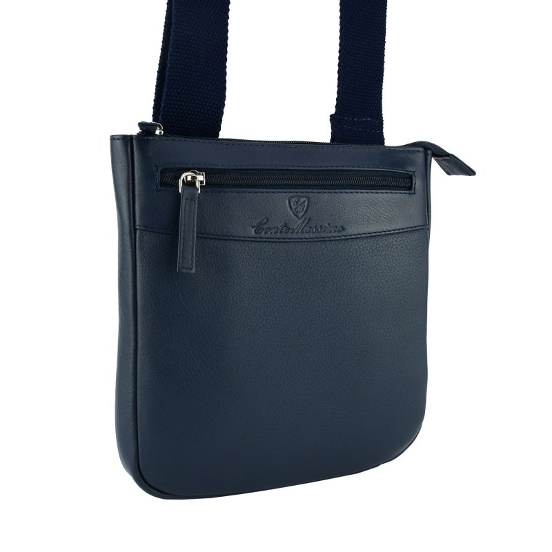 CONTE MASSIMO MITTELGROSSE CROSSBODY-TASCHE AUS LEDER CM-417 — Innenansicht
