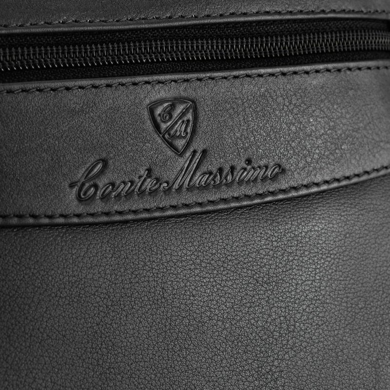 CONTE MASSIMO SMALL LEATHER MEN'S CROSSBODY BAG CM-401 — view 10