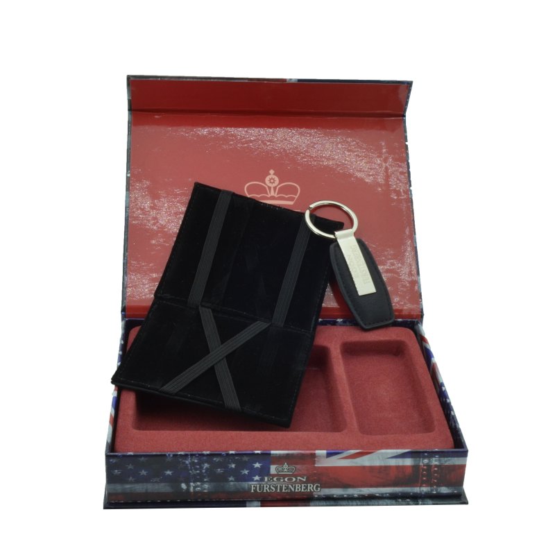 EGON FURSTENBERG ESTUCHE LLAVERO Y CARTERA MÁGICA EF292 — vista frontal