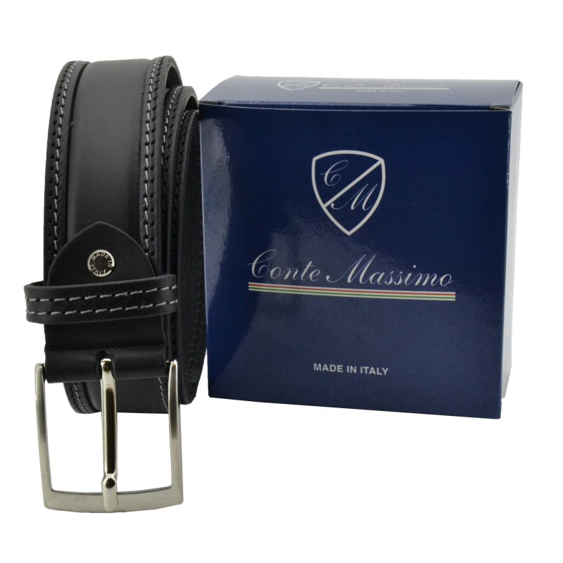 CONTE MASSIMO CINTURÓN DE HOMBRE 4 CM 660-40 — vista trasera