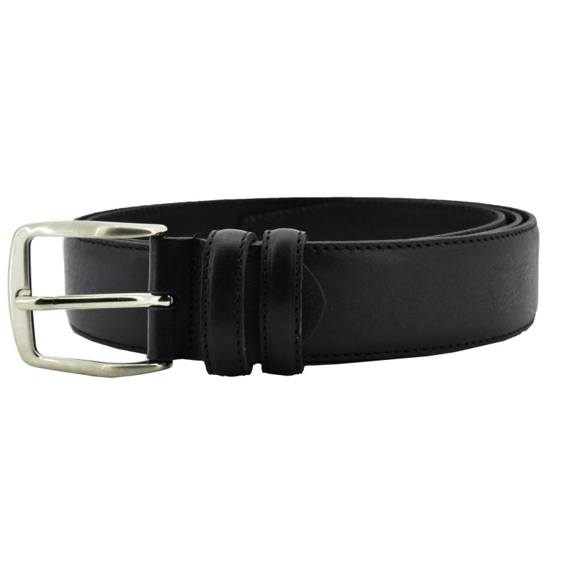 CONTE MASSIMO CEINTURE HOMME 3,5 CM 602/35, GRANDES TAILLES — détail logo